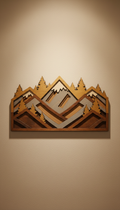 Maple Mountain Motif Wall Art